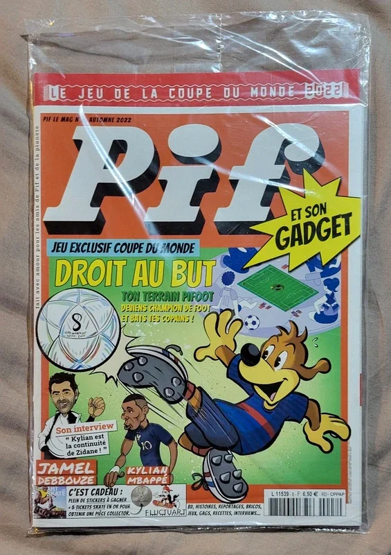 Pif gadget spécial Coupe du monde 2022